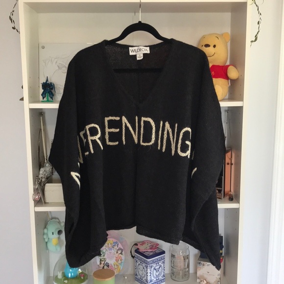 WILDFOX COUTURE 'Never Ending Fun' Knit Poncho - Picture 7 of 15